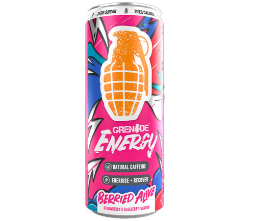 Grenade Energy Berried Alive Zero Sugar 330ml RRP 2 CLEARANCE XL 99p